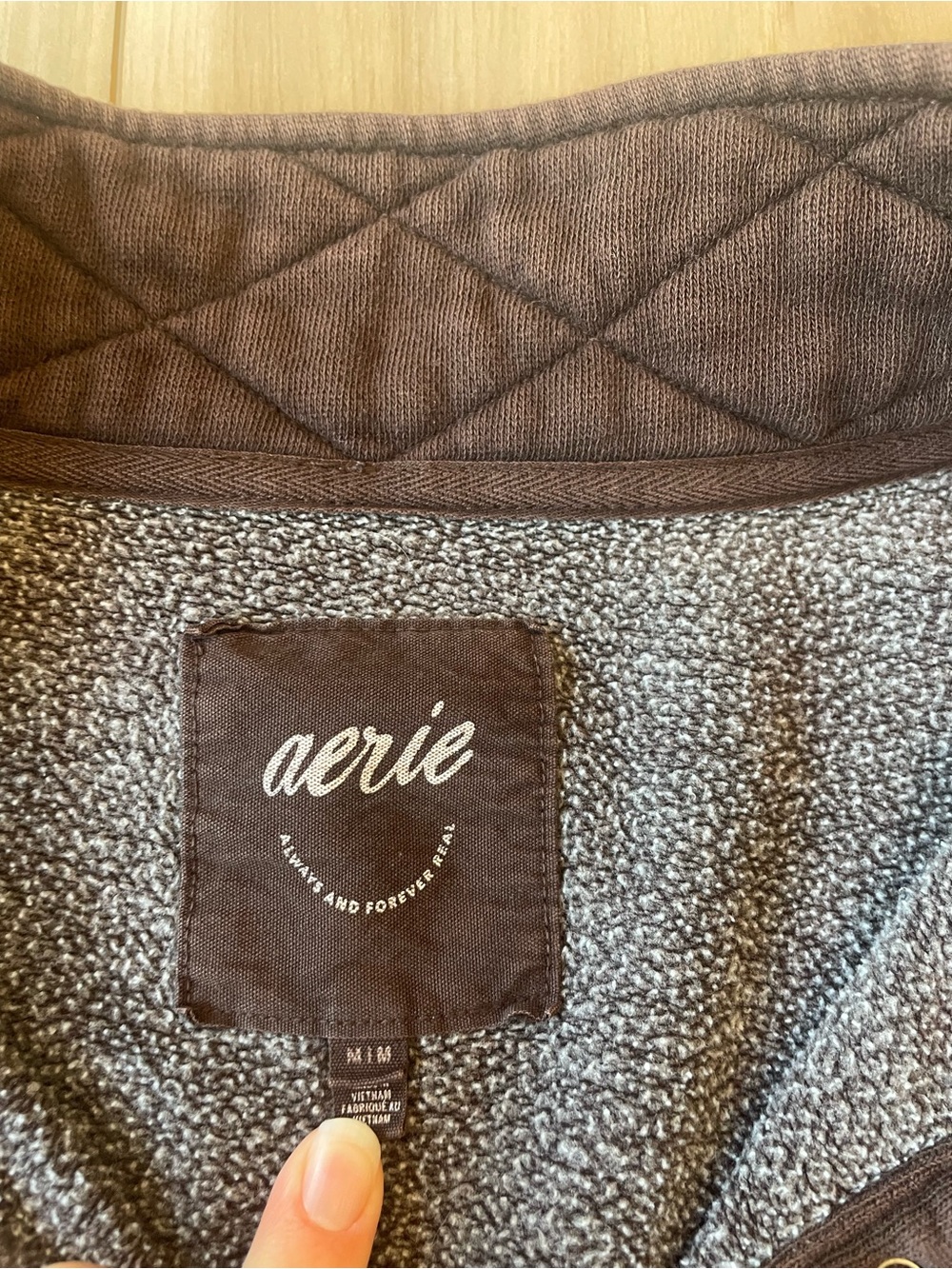 Aerie Oh Snap Sweatshirt Brown Size M - Picture 5 of 7